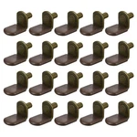 Uxcell Shelf Support Pegs, 25PCS 6MM(1/4") L-shaped 6MM, Bronze Tone. Fixed Price $15.11.