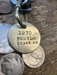 1970 Pontiac Trans Am Firebird Solid Brass Key Fob. Fixed Price $15.95.