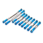 9 Pack Alloy Rc Pull Rod Steering Linkage For 1/12 Wltoys 12428 12423 Parts. Fixed Price $8.54.
