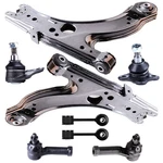 8PCS Front Control Arms Ball Joints Tie Rods Sway Bars For Vw Beetle Golf Jetta. Fixed Price $73.15.