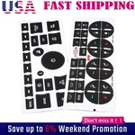 A/c Control &radio Dash Button Repair Kit Decal Stickers For Chevrolet Gmc */. Fixed Price $7.98.