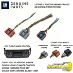 2007 - 2013 Silverado Sierra Tahoe Dual Climate Control Wiring Harness Plug Set. Fixed Price $20.58.