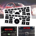 Radio Stereo Worn Peeling Control Button Decal Stickers For Chevy 1500/2500/3500. Fixed Price $9.99.