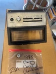 Untested 1985 Chevy Caprice Silver Face Climate Control Tape Player. Fixed Price $109.99.