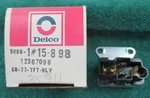 Delco Blower Motor Relay Nib Usa Made Part Gm #12307098 Gr 77.777. Fixed Price $39.95.