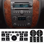 Black Vinyl Dash Button Repair Kit Decal Stickers Replacement For Chevy Gmc. Fixed Price $9.49.