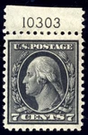 Us 507 7C 1917 George Washington Perf 11 Vf-xf Nh Plate Single. Fixed Price $80.00.