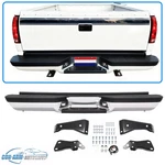 Chrome Rear Bumper For Chevrolet C1500 C2500 K1500 K2500 Fleetside 1988-2000. Fixed Price $211.00.