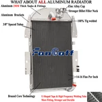 Row Aluminum Radiator For 1934 1935 1936 Chevy Pickup Truck 3389CC 3.4L L6 Gas. Fixed Price $139.00.